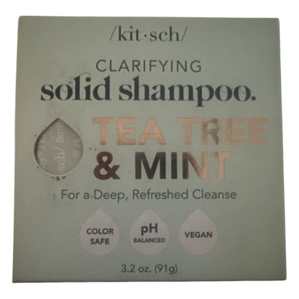 Kitsch Tea Tree & Eucalyptus  Clarifying Solid Shampoo Bar